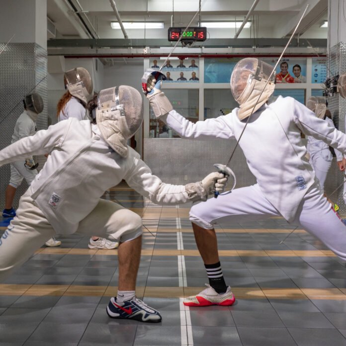fencing swords nyt