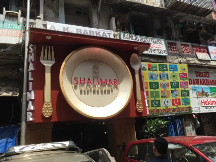 shalimar restaurant bhendi bazaar
