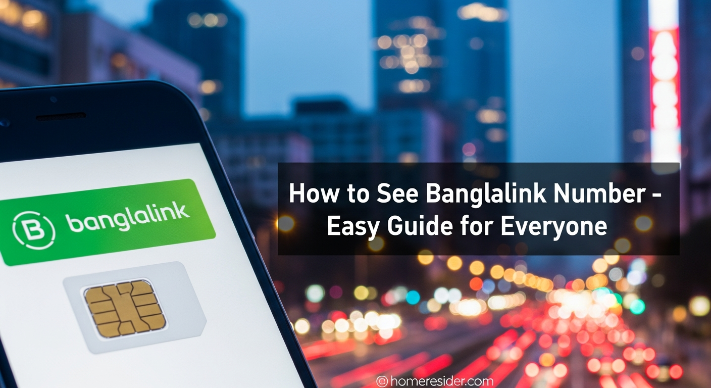 how to see banglalink number