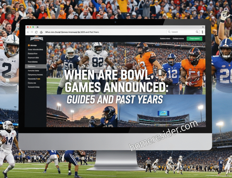 when are bowl games announced